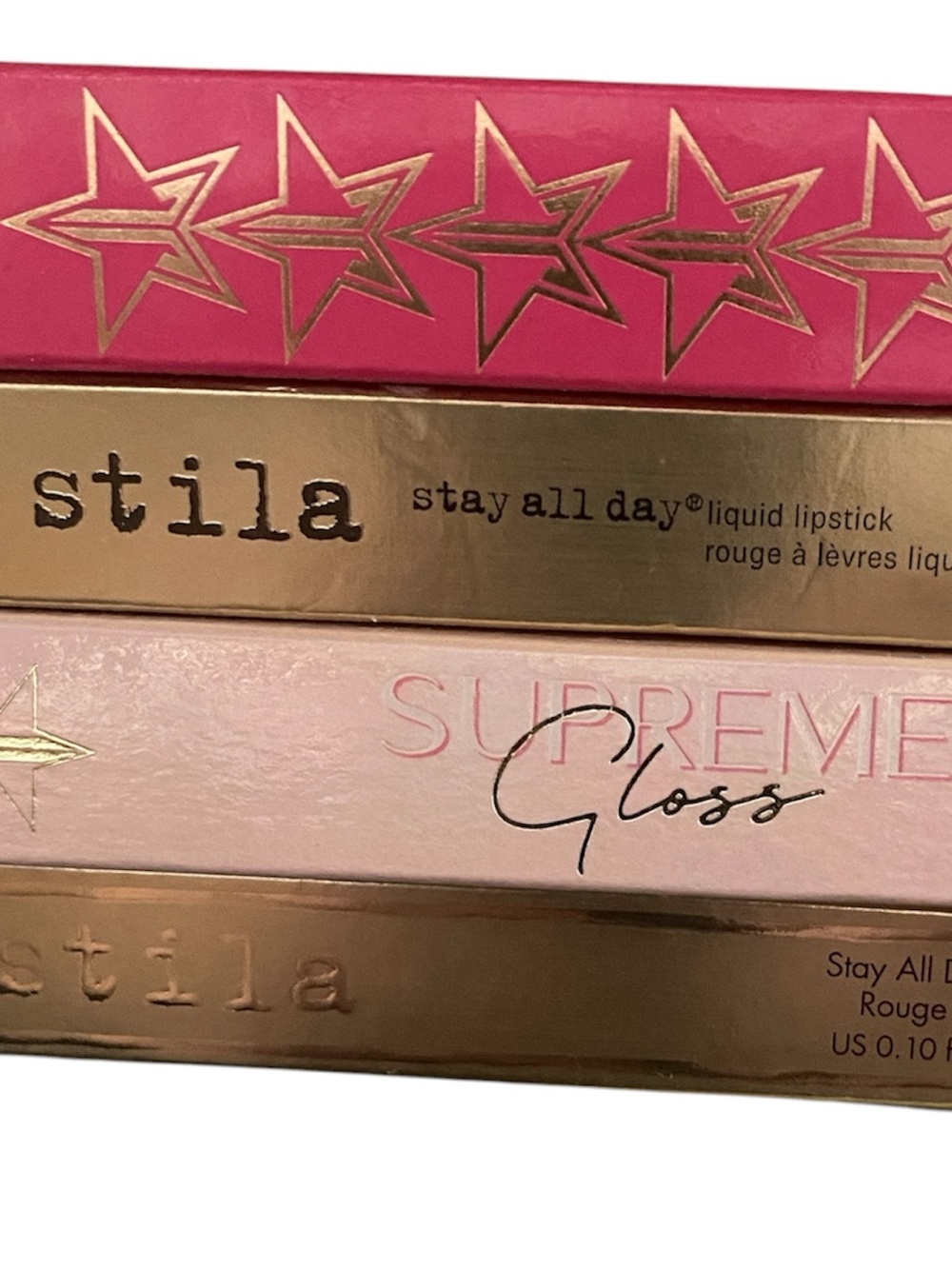 💄💋Stila Liquid Lipstick & Supreme Gloss Jeffrey Star —4 shades NEW!💋💄